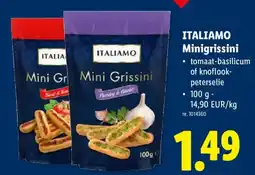 Lidl Itali amo mini grissini aanbieding