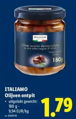 Lidl Itali amo olijven ontpit aanbieding