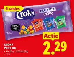 Lidl Croky party mix aanbieding