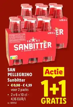 Lidl San pellegrino sanbitter aanbieding