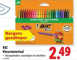 Lidl BIC Kleurmateriaal aanbieding