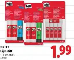 Lidl Pritt Lijmstift aanbieding