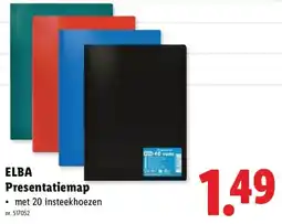 Lidl Elba presentatiemap aanbieding