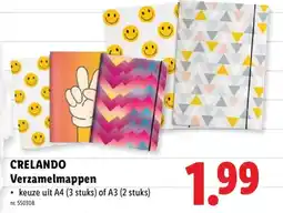 Lidl Crelando verzamelmappen aanbieding