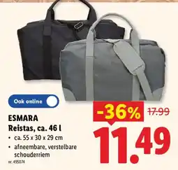 Lidl Esmara reistas aanbieding