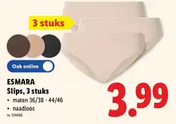 Lidl Esmara slips aanbieding