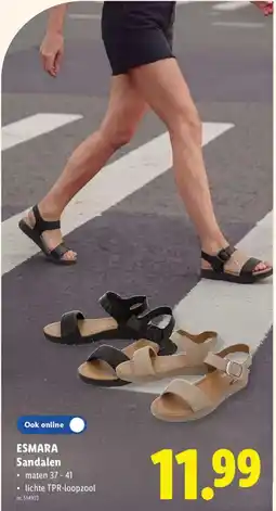 Lidl Esmara sandalen aanbieding