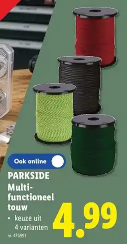 Lidl Parkside multi-functioneel touw aanbieding