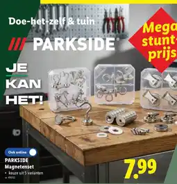 Lidl Parkside magnetenset aanbieding