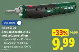 Lidl Accusoldeerbout 4 V aanbieding