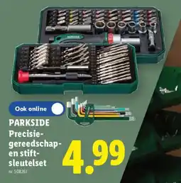 Lidl Parkside precisie-gereedschap-en stift-sleutelset aanbieding