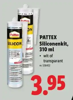 Lidl Pattex siliconenkit aanbieding