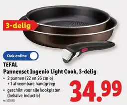 Lidl Pannenset ingenio light cook aanbieding