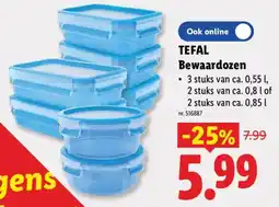 Lidl Tefal bewaardozen aanbieding
