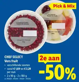 Lidl Chef select vers fruit aanbieding