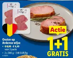 Lidl Oester op Ardense wijze aanbieding