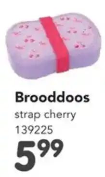 Happyland Brooddoos strap cherry aanbieding
