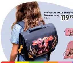 Happyland Boekentas lotus twilight bunnies aanbieding