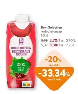 OKay Boni Selection rodebietensap aanbieding