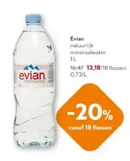OKay Evian natuurlijk mineraalwater aanbieding