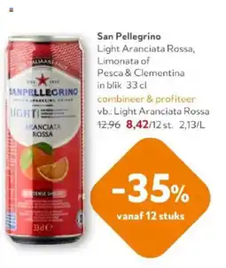 OKay San pellegrino light aranciata rossa aanbieding