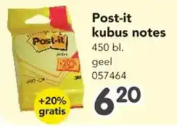Happyland Post-it kubus notes aanbieding