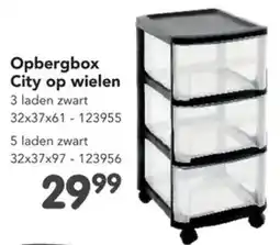 Happyland Opbergbox City op wielen aanbieding