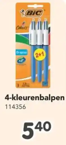 Happyland 4-kleurenbalpen aanbieding