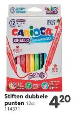 Happyland Stiften dubbele punten 12st aanbieding