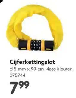 Happyland Cijferkettingslot aanbieding