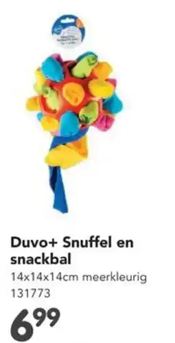 Happyland Duvo+ snuffel en snackbal aanbieding