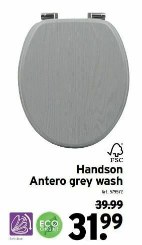 GAMMA Handson antero grey wash aanbieding