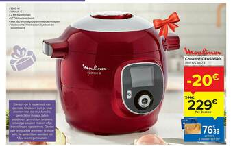 Carrefour Moulinex Cookeo aanbieding
