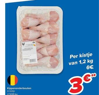 Carrefour Kippenonderbouten aanbieding