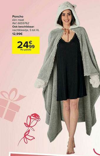 Carrefour Poncho aanbieding