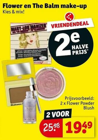 Kruidvat Flower powder blush aanbieding
