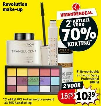 Kruidvat Fixing spray professional aanbieding