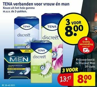 Kruidvat Discreet mini aanbieding