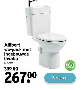 Allibert Wc-pack Met Ingebouwde Lavabo