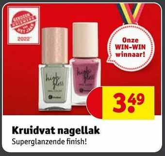 Kruidvat Kruidvat nagellak aanbieding
