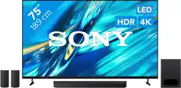 Coolblue Sony Bravia 3 II Led 75 (2026) + Sony Bravia Theatre System 6 Zwart aanbieding