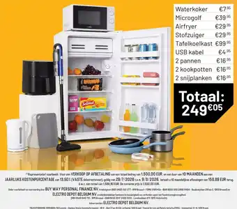Electro Depot Tafelkoelkast aanbieding