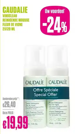 Medi Market Caudalie vinoclean reinigende mousse fleur de vigne aanbieding