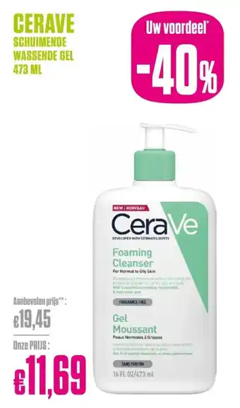 CeraVe schuimende wassende gel