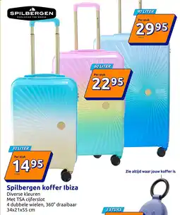 Action Spilbergen koffer Ibiza aanbieding