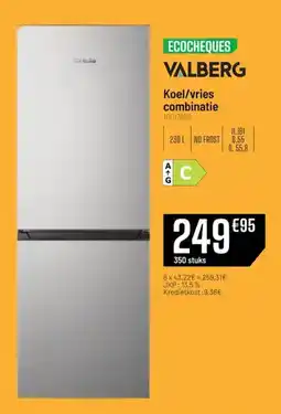 Electro Depot Koel/vries combinatie valberg aanbieding