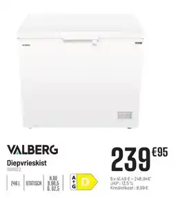 Electro Depot Valberg diepvrieskist aanbieding