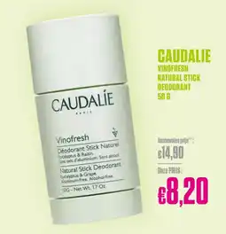 Medi Market Caudalie vinofresh natural stick deodorant aanbieding