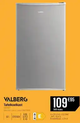 Electro Depot Valberg tafelkoelkast aanbieding
