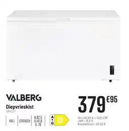 Electro Depot Valberg diepvrieskist aanbieding
